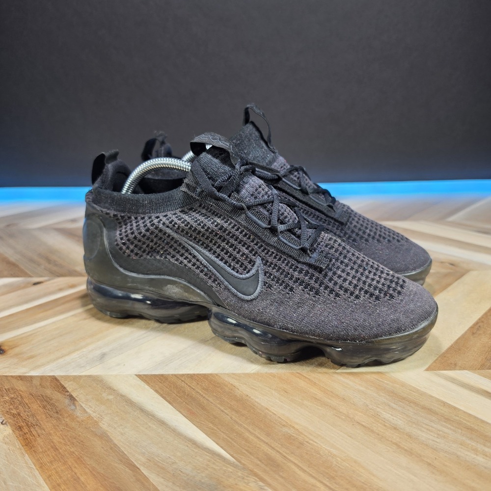 Nike Air VaporMax 2021 FK Men's 9 Black Anthracite Flyknit DH4084-001 Sneaker